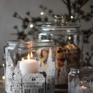 Majas Glasburk. Ljuslykta - Christmas Sweets - Majas Cottage_Lilla Stork