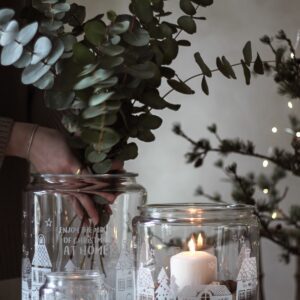 Majas Glasburk. Ljuslykta - Christmas Sweets - Majas Cottage_Lilla Stork