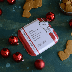 Bricka/Kakfat - Swedish Fika - Pepparkakor, 20 x 20 cm