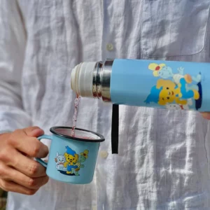 Emaljmugg - Bamse med Vänner - 2,5 dl