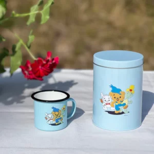 Emaljmugg - Bamse med Vänner - 2,5 dl