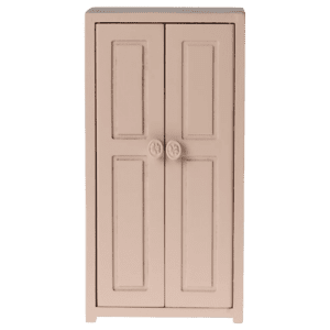 Garderob i Trä med Galgar - Rosa - Maileg