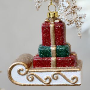 Hängande Juldekoration - Gammaldags Kälke