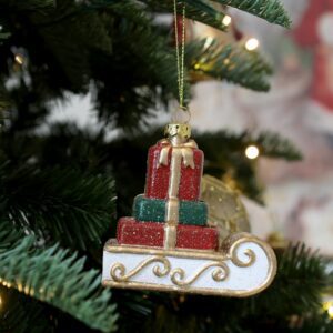 Hängande Juldekoration - Gammaldags Kälke