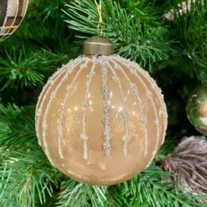 Julkula i glas - Champagne Dripp - 2-pack