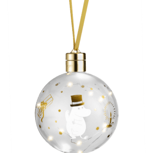 Mumin Dekorationskula med Ledljus - Sparkling Stars