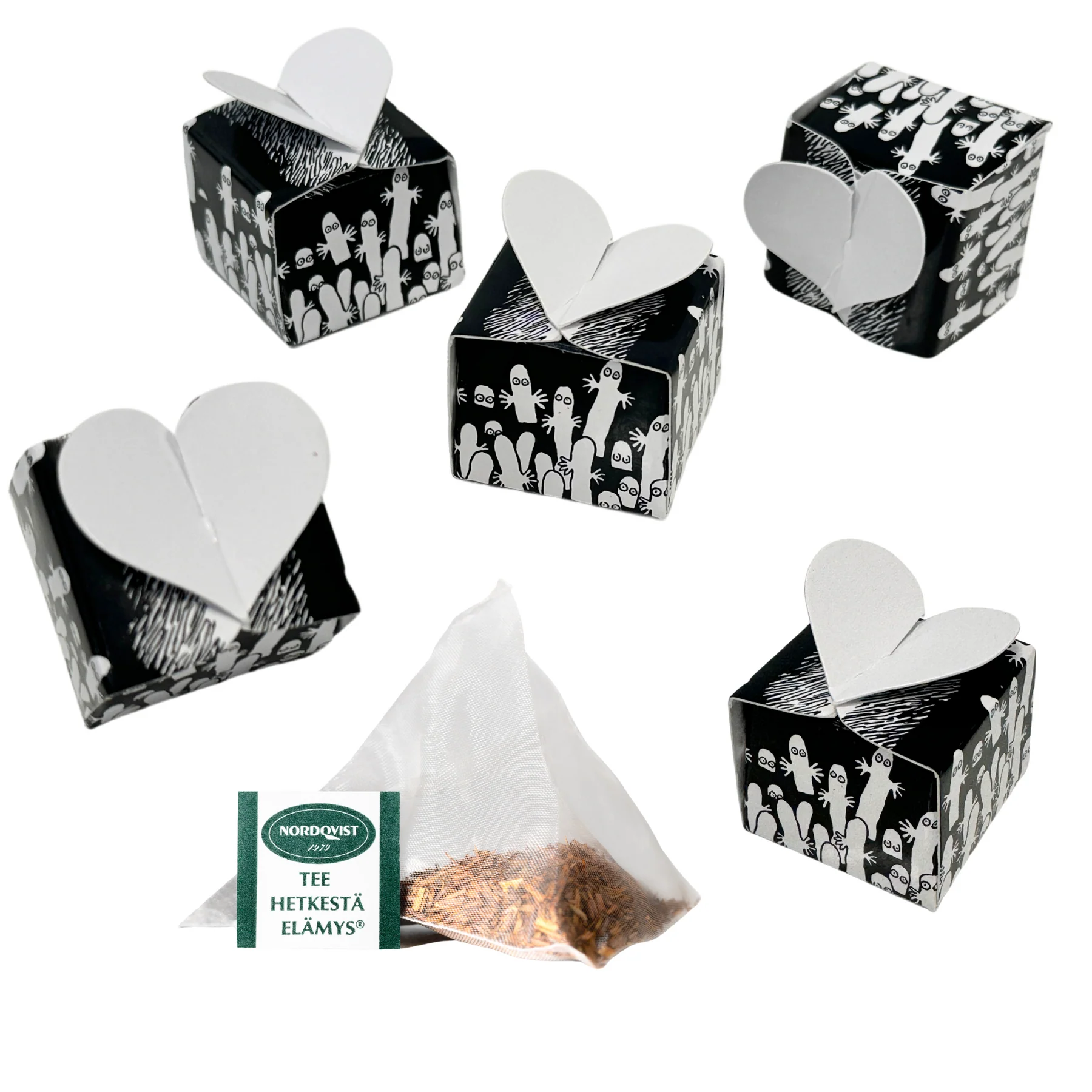 Mumin Mystery Box - Teburk med 24 Tepåsar