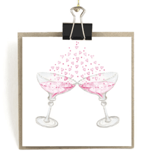 Stort Kort med Kuvert - Kärleksbubbel