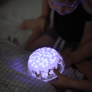 Mumin - Nattlampa med stjärnhimmel och musik