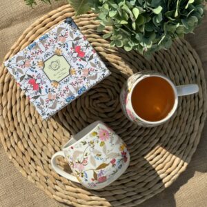 Porslinsmugg med Tesil och Lock - William Kilburn - Blommor