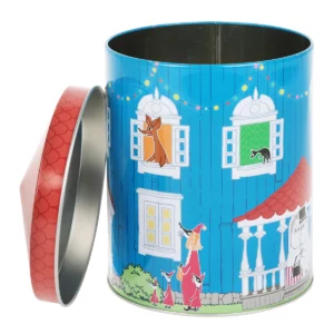 Mumin Plåtburk med Lock - Muminhuset