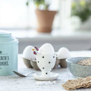 Äggkopp - Höna, Vit