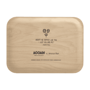 Mumin Bricka - Mumintrollet & Snorkfröken - Blommor