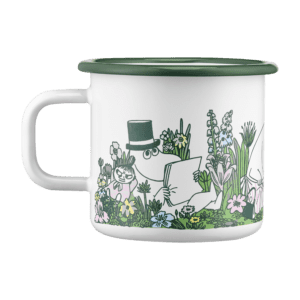 Mumin Emaljmugg – I Trädgården, 3,7 dl