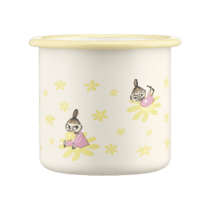 Mumin Emaljmugg – Lilla My - Blommor, 3,7 dl