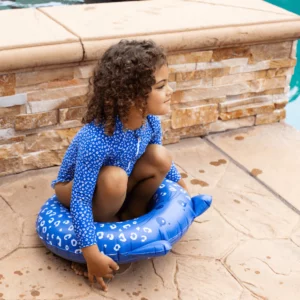 Badring - Blå Leopard, 55 cm