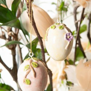 Hängande Ägg - Blomster - 4-pack