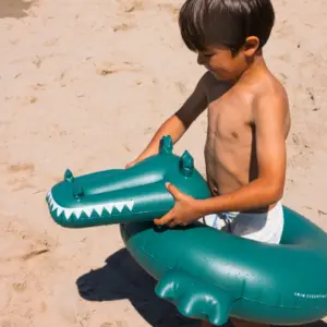 Badring - Grön Krokodil, 65 cm