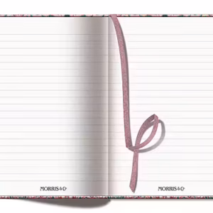 Anteckningsbok William Morris Strawberry Thief Blush - a5