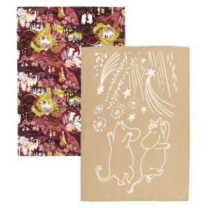 Mumin Kökshandduk - Festliga Stunder -2 pack