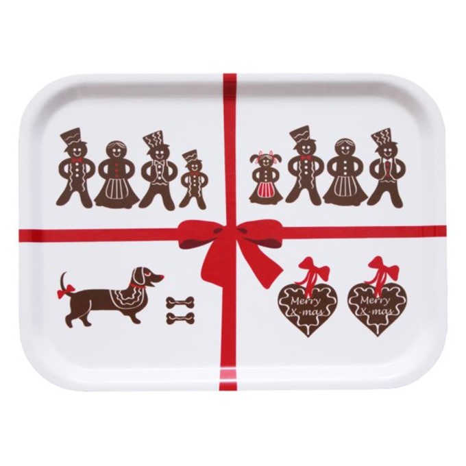 Bricka - Pepparkakor, 20 27 cm