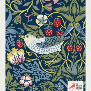 Disktrasa - William Morris - Strawberry Thief - Blå