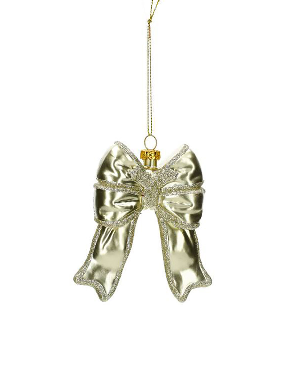 Hängande Dekoration - Rosett - Silver - 2-pack