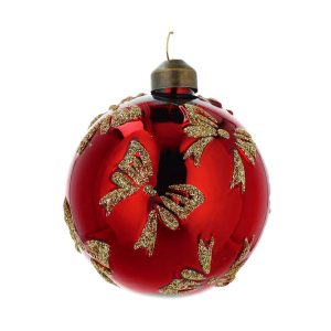 Julkula i Glas - Rosy, 8 cm - 4-pack