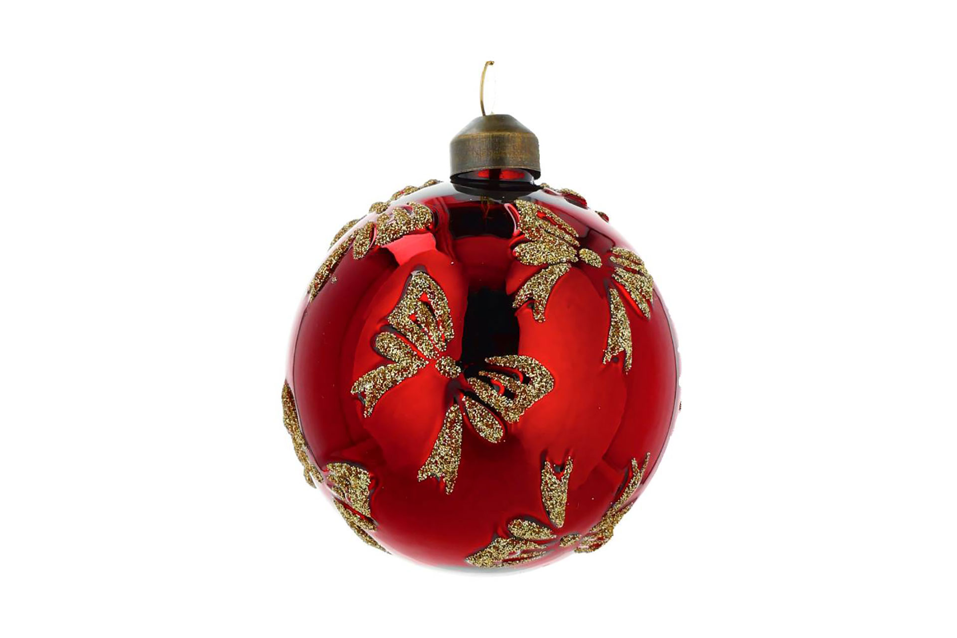 Julkula i Glas - Rosy, 8 cm - 4-pack