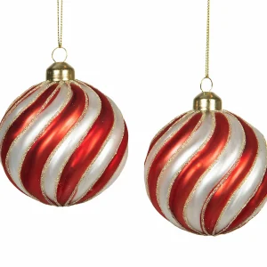 Julkula i Glas - Tivoli, 8 cm - 4-pack