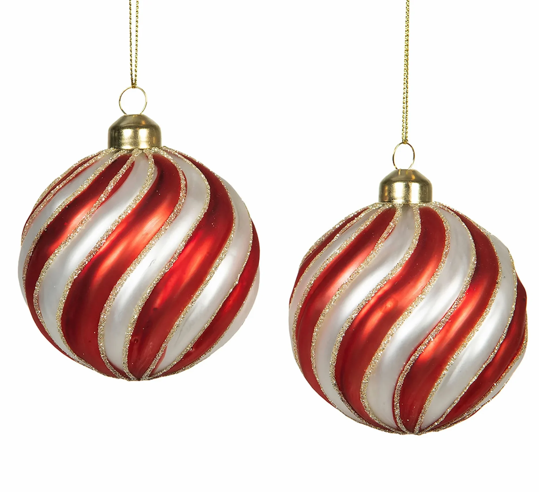 Julkula i Glas - Tivoli, 8 cm - 4-pack