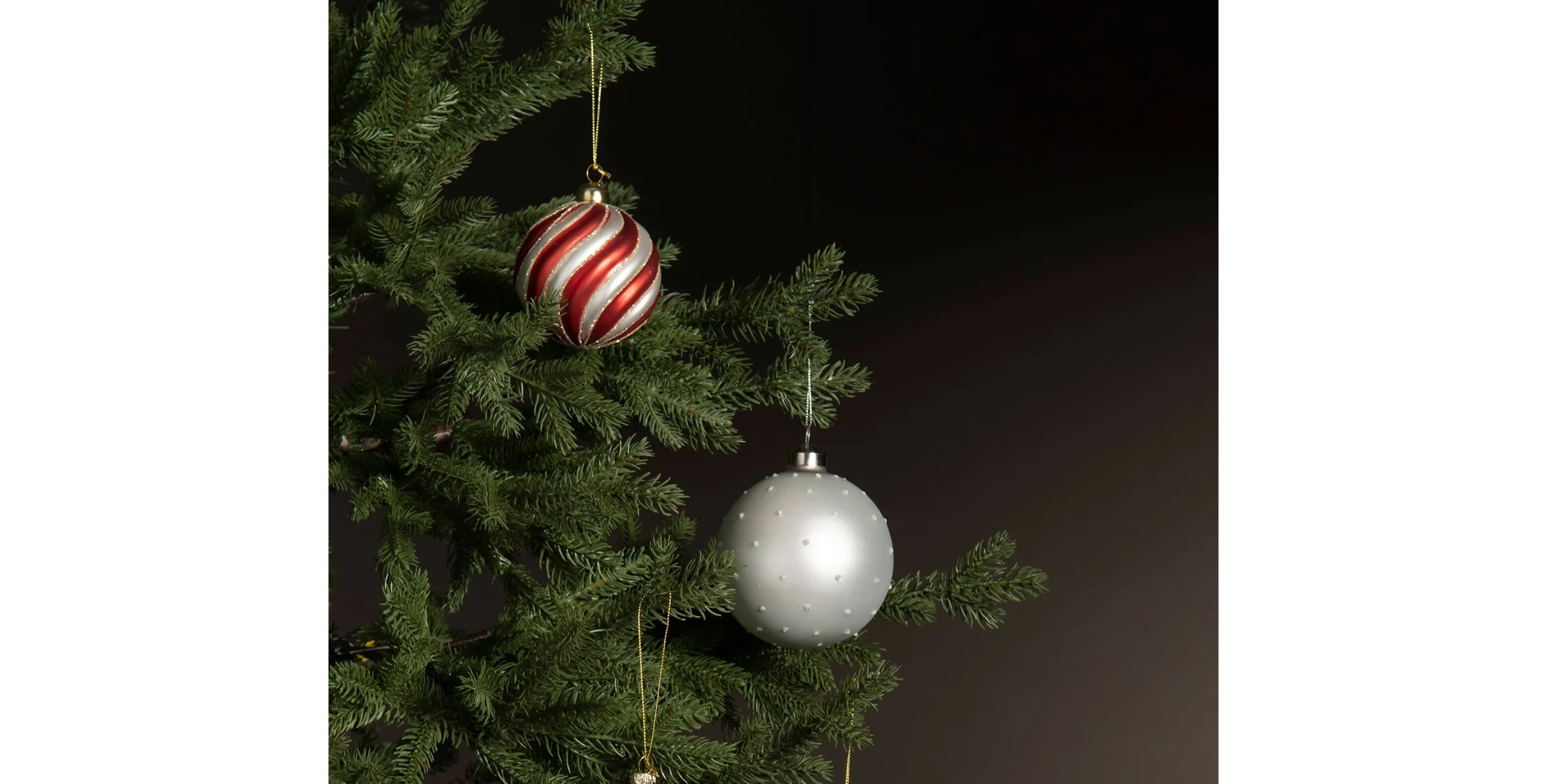 Julkula i Glas - Tivoli, 8 cm - 4-pack