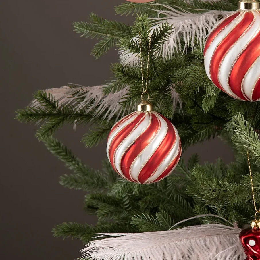 Julkula i Glas - Tivoli, 8 cm - 4-pack