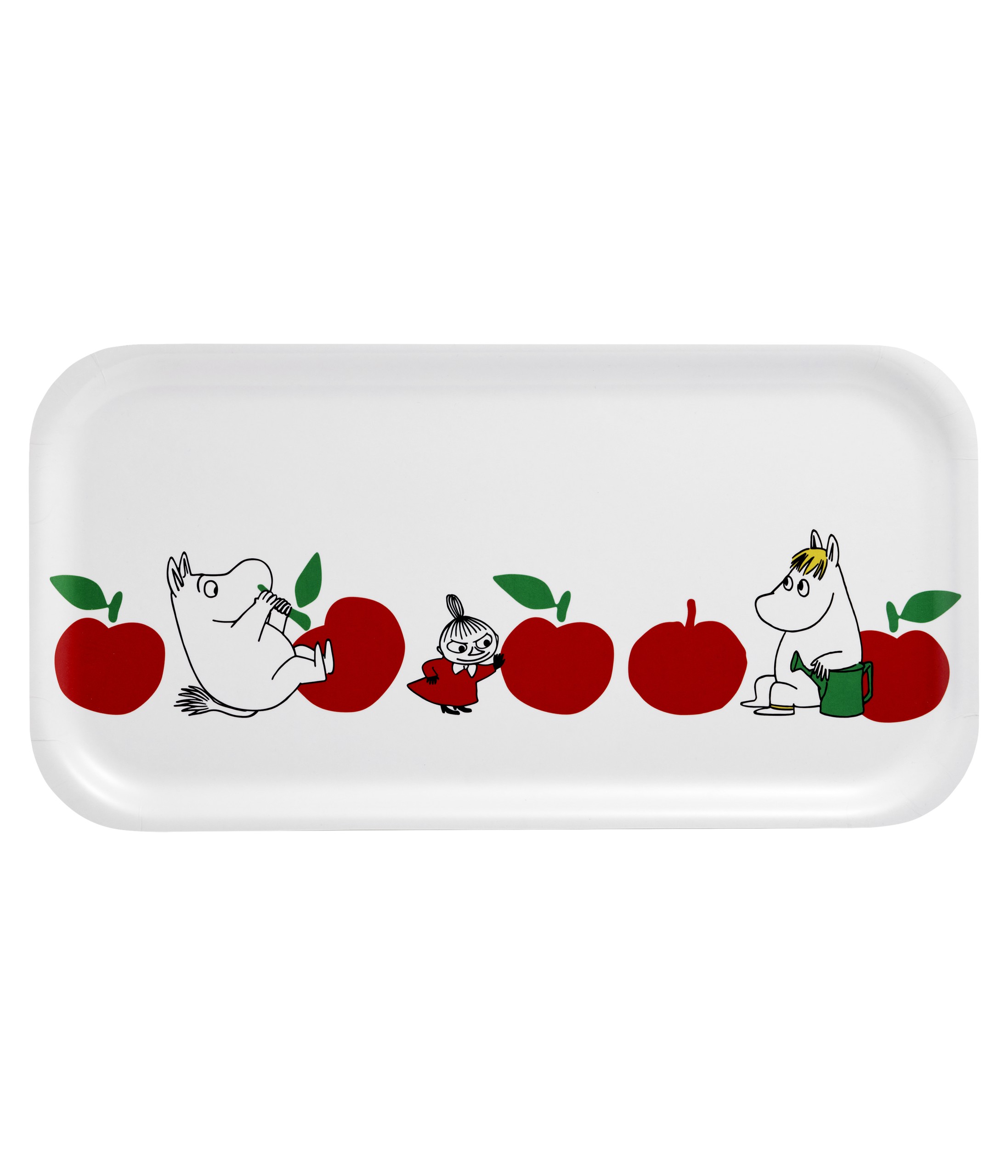 Mumin Bricka - Glada Äpplen 43x42 cm