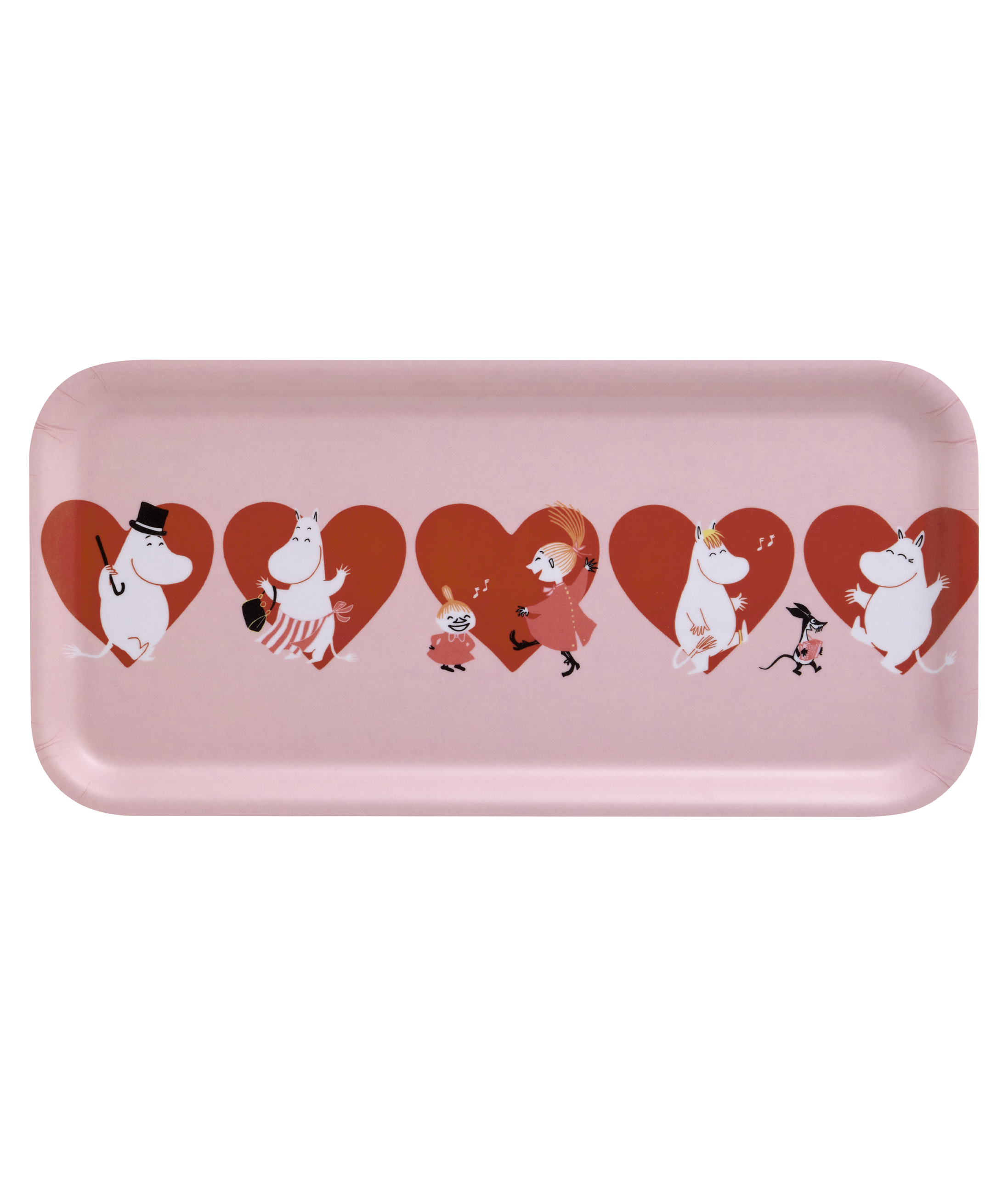 Mumin Bricka - Hjärta 27x13 cm