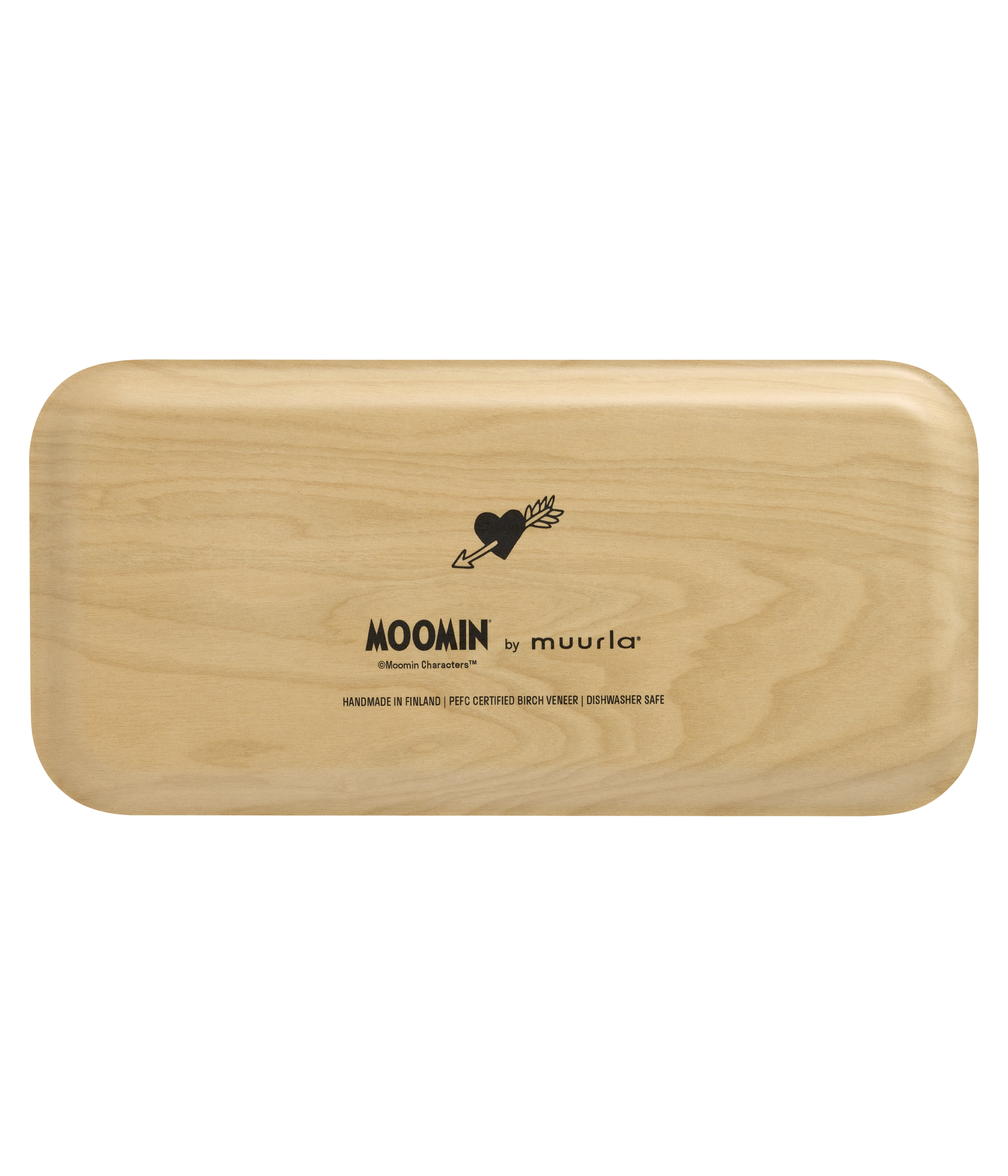 Mumin Bricka - Hjärta 27x13 cm