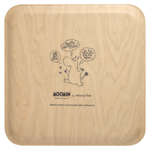 Mumin Bricka - Hjärta, 33x33cm