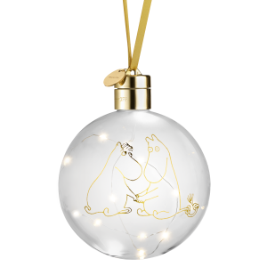 Mumin Dekorationskula med ledljus - Mumin 80