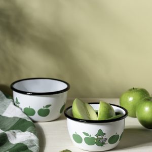 Mumin Emaljskål - Glada Äpplen