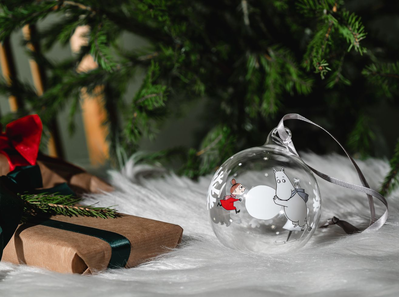 Mumin Julkula - Snöflinga - 9 cm - Lilla Stork