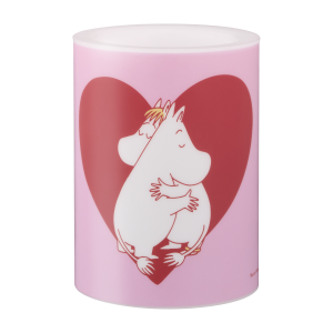 Mumin LED Blockljus - Hjärta, 10 cm