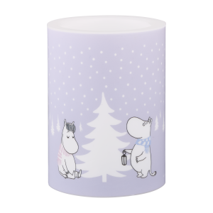 Mumin LED Blockljus - Snöfall, 10 cm