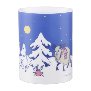 Mumin Led Blockljus - Starry Night, 12,5 cm-