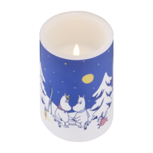 Mumin Led Blockljus - Starry Night, 12,5 cm-