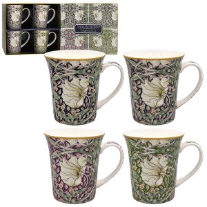William-Morris-Porslinsmugg-Pimpernel-4-pack