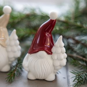 Hustomte - Vilgot med Röd Luva - 9 cm