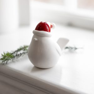 Julfågel - Elin med Röd Luva - 9 cm