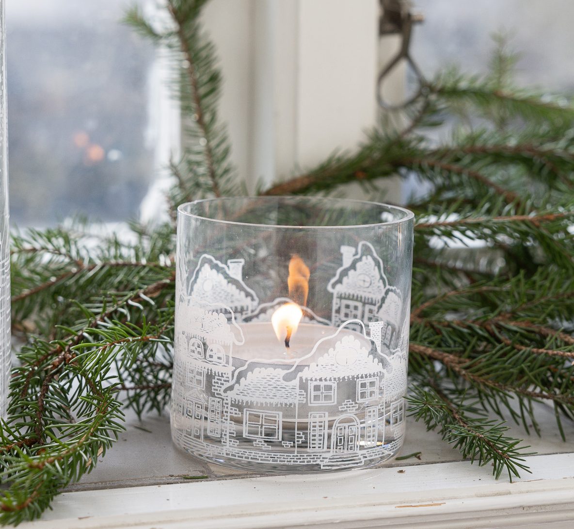 Ljuslykta - Byhult - 8 x 8 cm