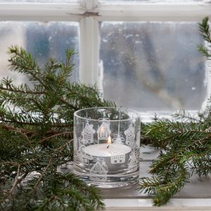 Ljuslykta - Husvik - 8x8 cm