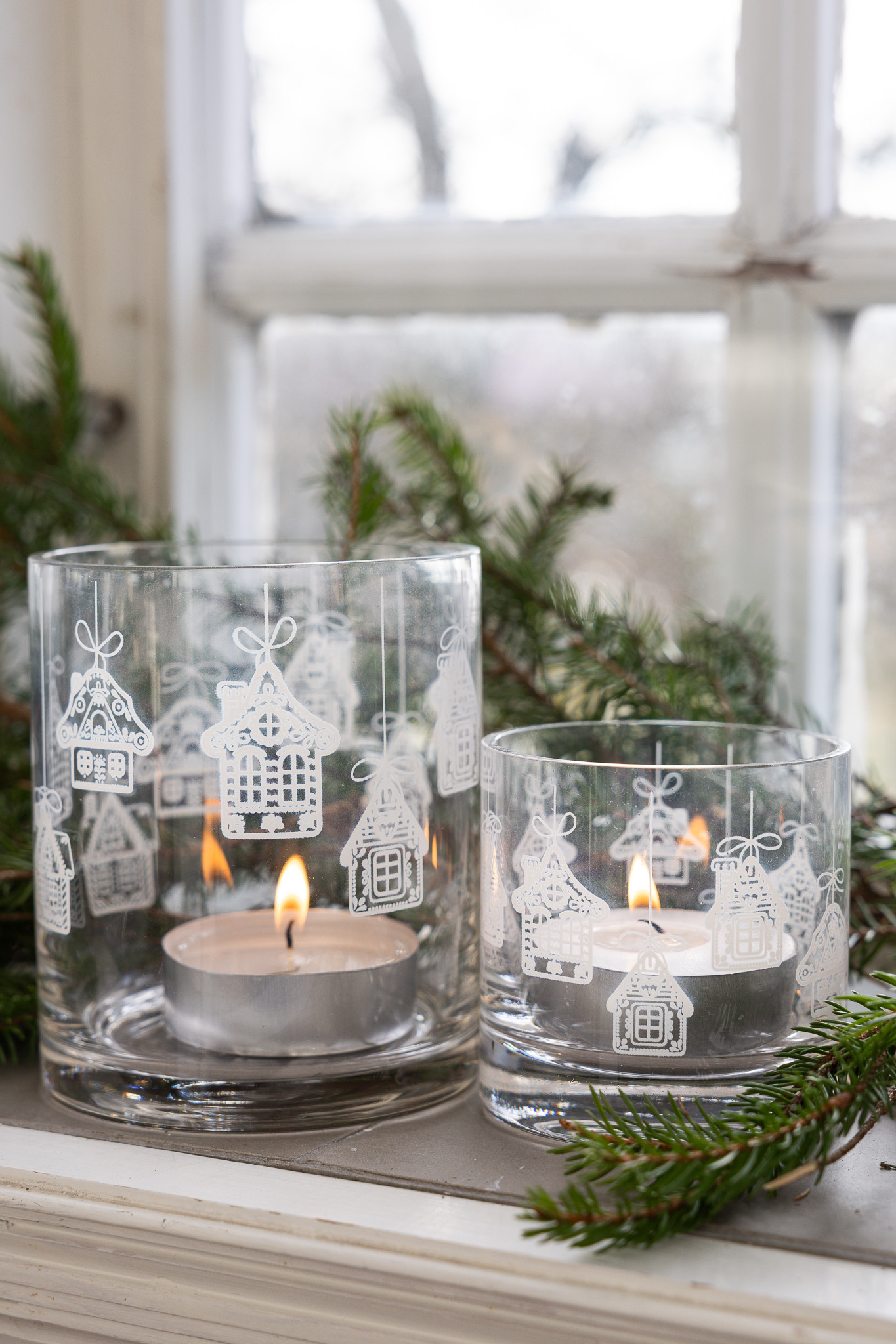 Ljuslykta Husvik - 2 storlekar